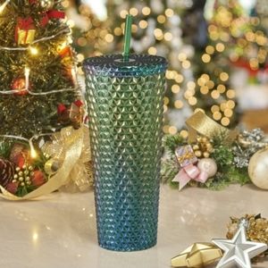 Iradesant Green 26oz Insulated Tumbler Cup & Straw